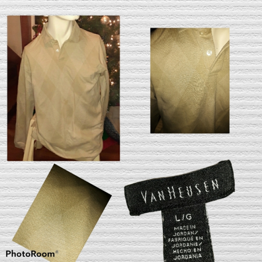 Mens Vintage Argyle VanHeusen Sweater